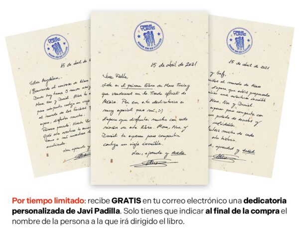 Ejemplo de dedicatorias digitales realizadas por Javi Padilla