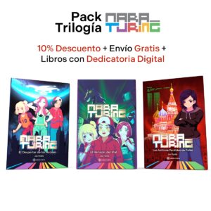Pack de los tres libros iniciales de la saga de Mara Turing para México